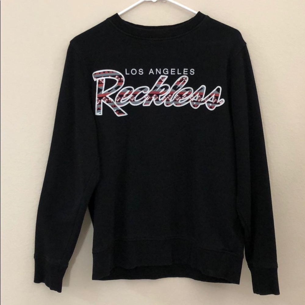 Black Young and Reckless Sweater